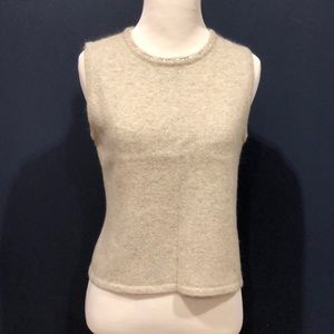 Ann Taylor Lambswool and Rabbit Hair Tank